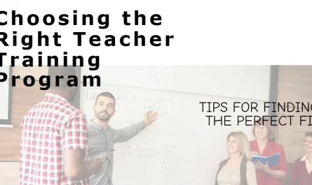 How to Select the Best Teacher Training Program