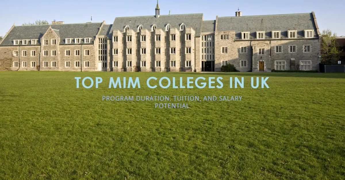 Top MIM Colleges in UK