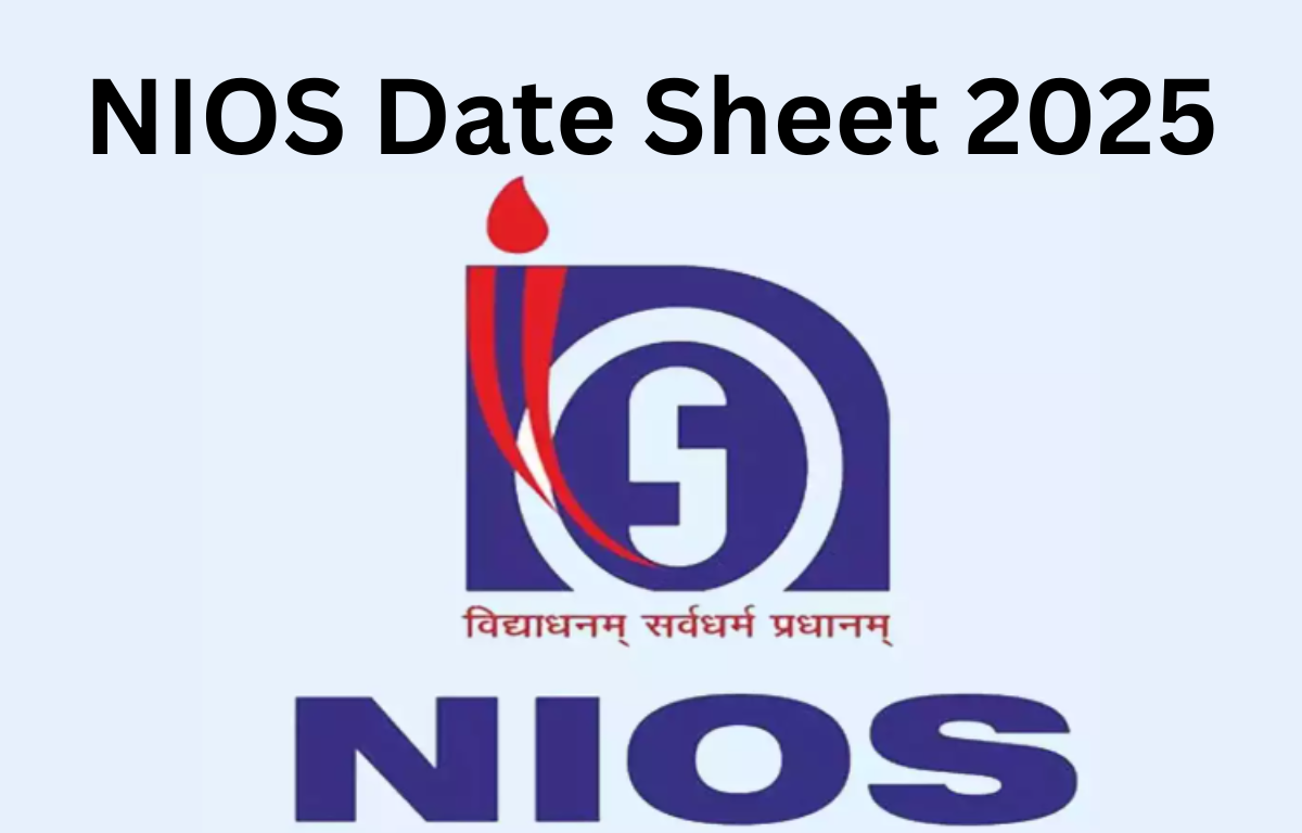 NIOS Exam Date Sheet 2025